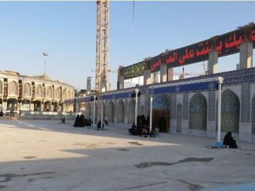 آماده‌سازی صحن حضرت زینب(س) برای بیتوته ۲۰ هزار زائر اربعین